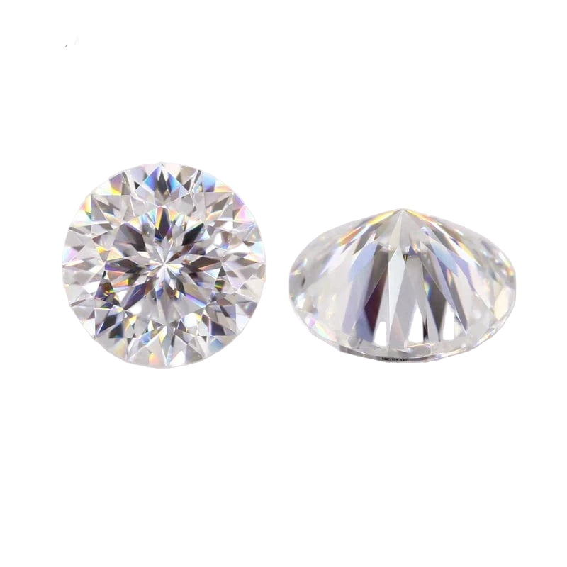 The Carat Cave Colored Loose Moissanite Stones 1ct 2ct 3ct Royalblue Pink Green Black Moissanites Shining Fine Jewelry Round Lab Grown Diamonds