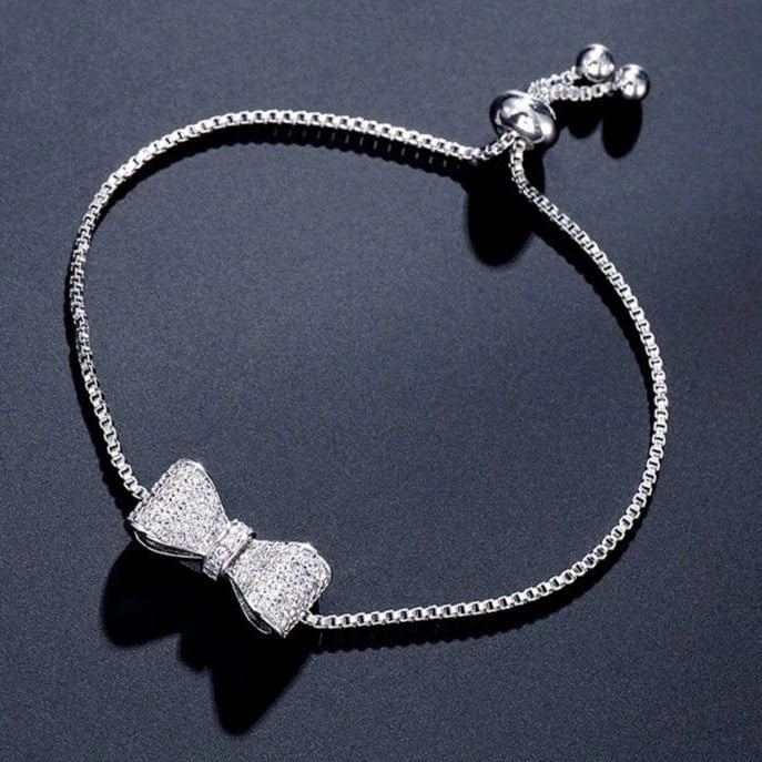 The Carat Cave CZ Crystal Adjustable Bracelet