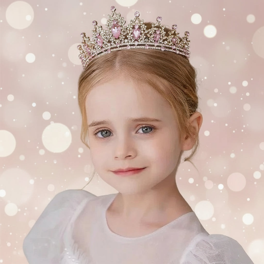 The Carat Cave Flower Girl Crystal Tiara