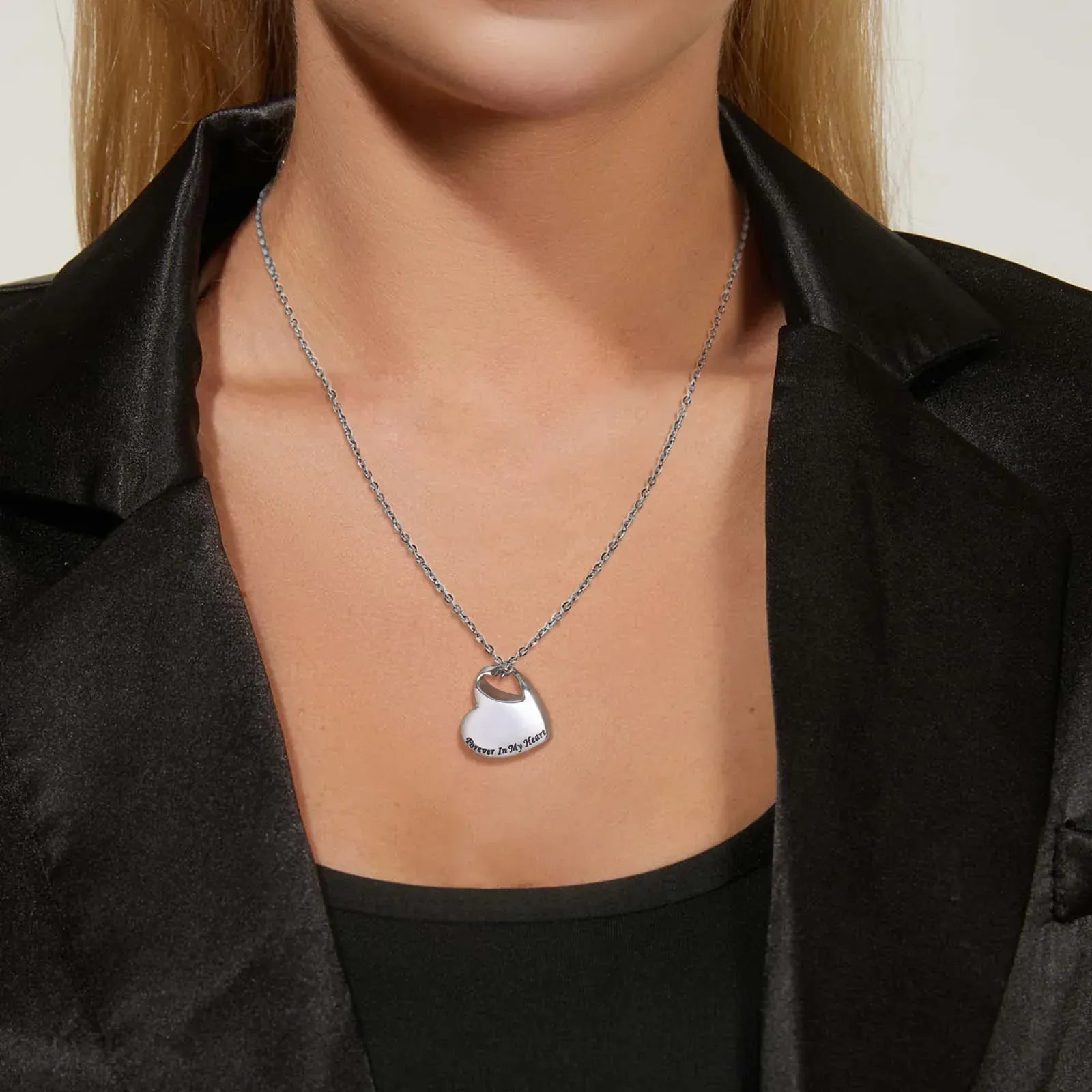 The Carat Cave Heart Love Cremation Necklace