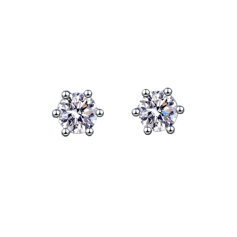 The Carat Cave Lab grown Diamond stud earrings with certificate