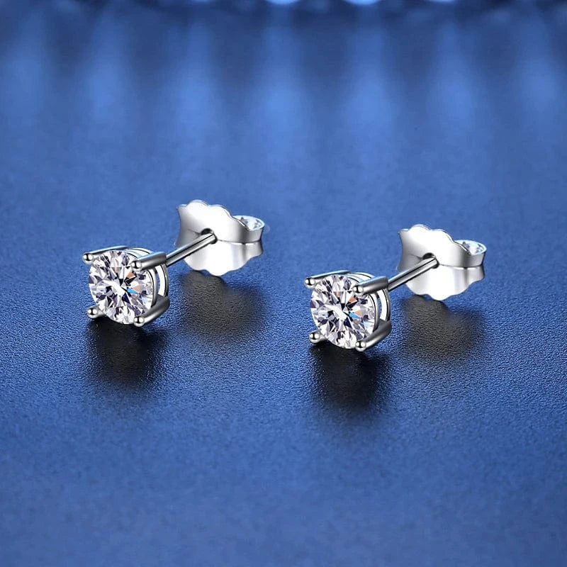 The Carat Cave Lab grown Diamond stud earrings with certificate