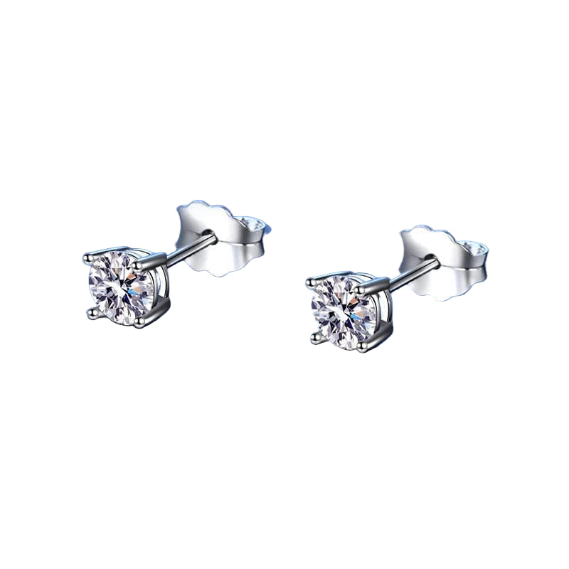 The Carat Cave Lab grown Diamond stud earrings with certificate