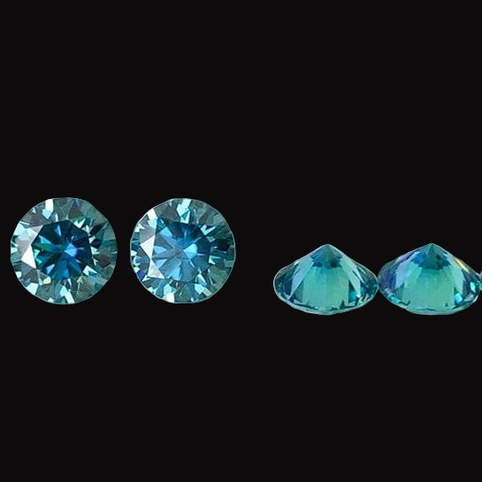 The Carat Cave Sea Blue Lab Grown Diamond