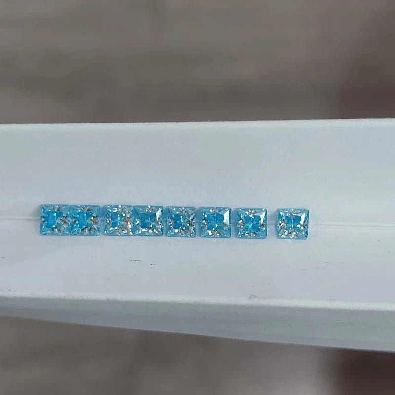 The Carat Cave Sea Blue Lab Grown Diamond