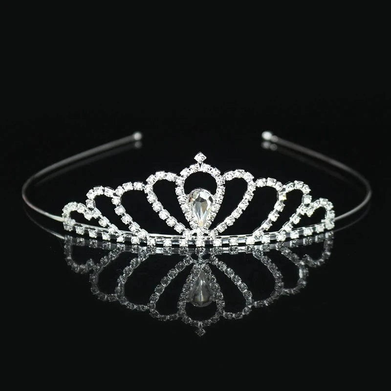 The Carat Cave Tiara Crown 24 Flower Girl Wedding Tiara