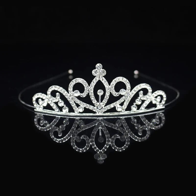 The Carat Cave Tiara Crown 5 Flower Girl Wedding Tiara