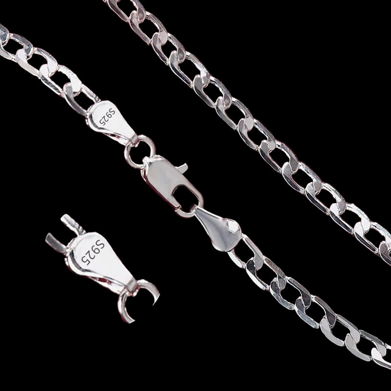 The Carat Cave 925 Silver Chain Necklace