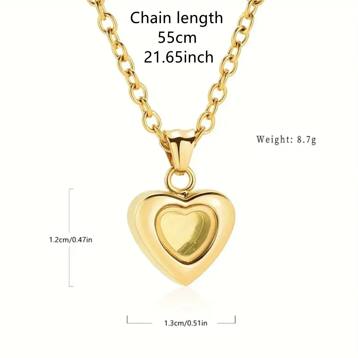 The Carat Cave Cremation Jewelry for Ashes for Human Keepsake Stainless Steel Memorial Pendant Cremation Urn Necklace for Human Ashes