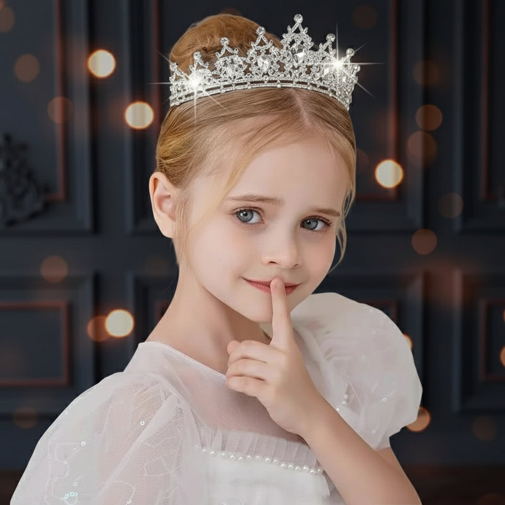 The Carat Cave Flower Girl Crystal Tiara