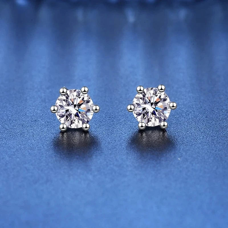 The Carat Cave Lab grown Diamond stud earrings with certificate