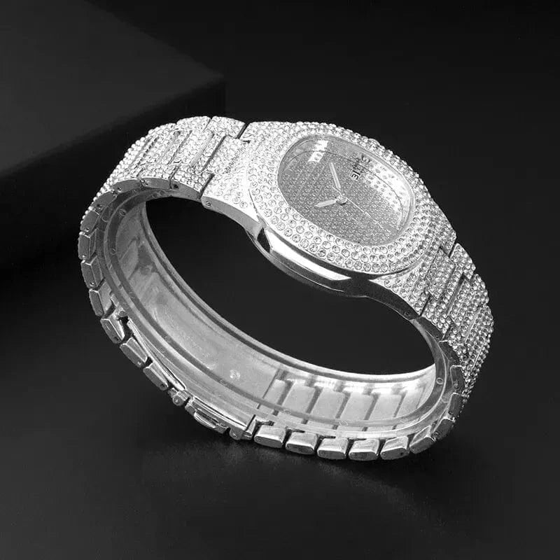 The Carat Cave Men’s Stainless Steel Quartz Watch