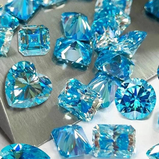 The Carat Cave Sea Blue Lab Grown Diamond