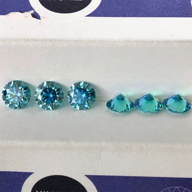 The Carat Cave Sea Blue Lab Grown Diamond