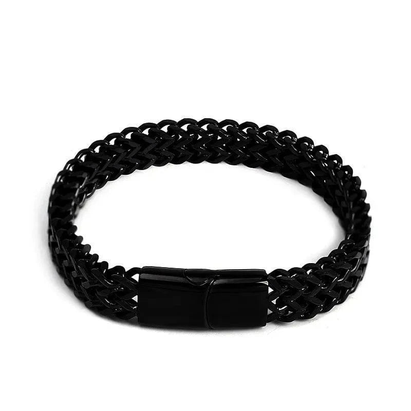 The Carat Cave Stainless Steel Bully Bracelet