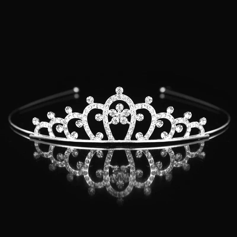 The Carat Cave Tiara Crown 4 Flower Girl Wedding Tiara